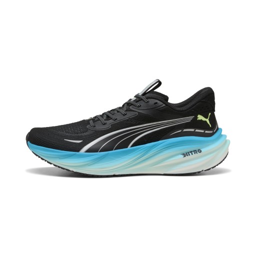 PUMA Magnify NITROâ¢ 3 hardloopschoenen voor Heren, Blauw/Zwart