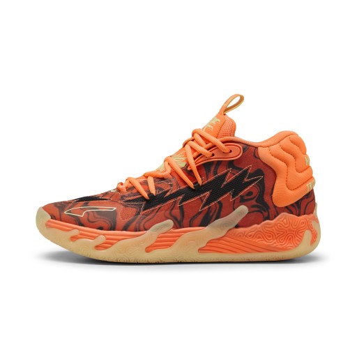 PUMA MB.03 Halloween basketbalschoenen, Zwart/Oranje