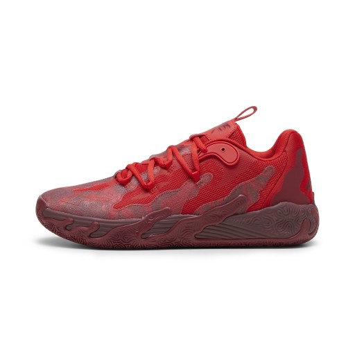 PUMA MB.03 Lo Team basketbalschoenen, Rood