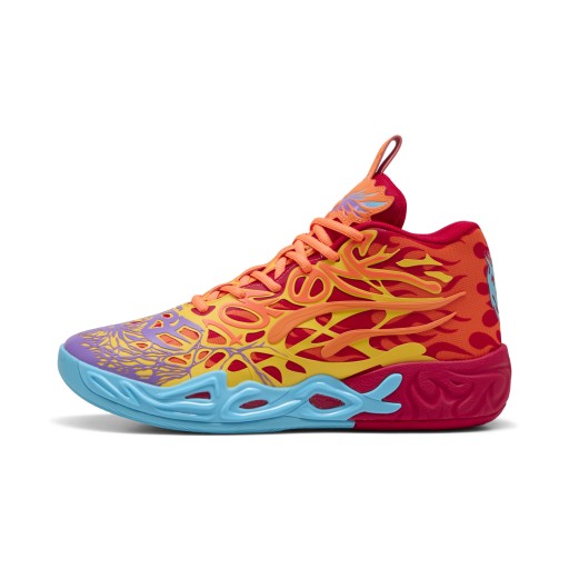 PUMA MB.04 Phoenix uniseks basketbalschoenen, Rood/Oranje