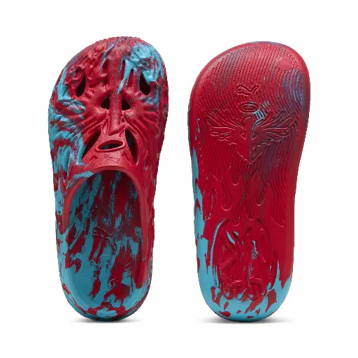 PUMA MB.04 unisex basketbalslippers, Rood