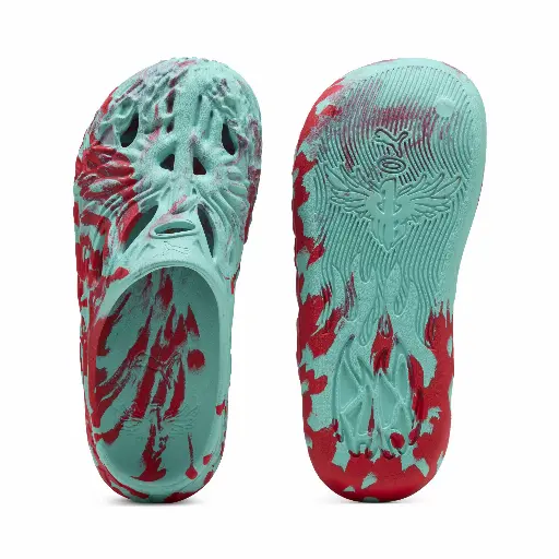 PUMA MB.04 unisex basketbalslippers, Rood