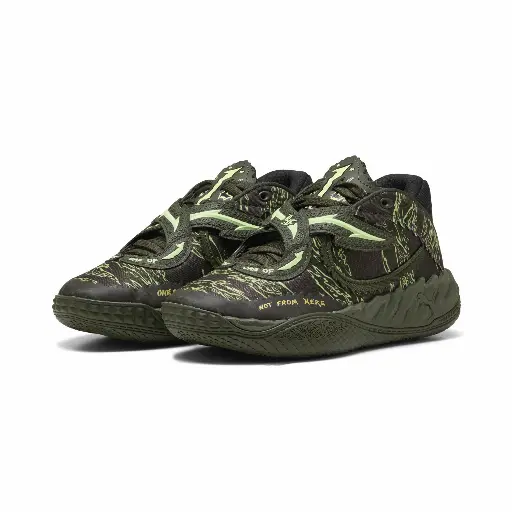 PUMA MB.05 Camo basketbalschoenen, Zwart