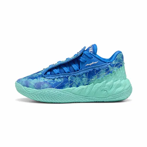 PUMA MB.05 Lo Team basketbalschoenen, Blauw