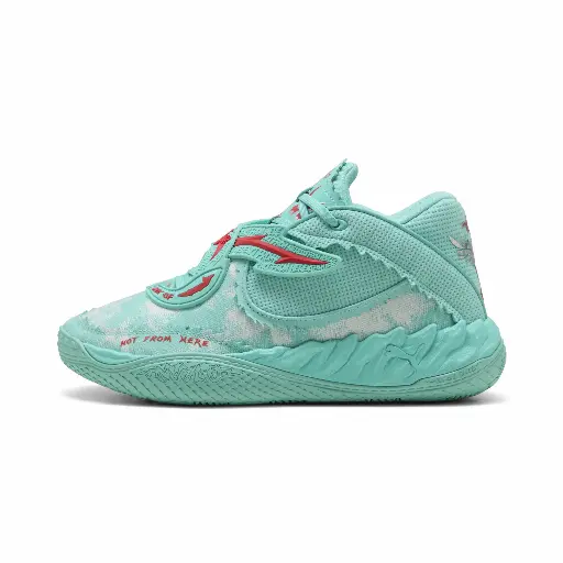 PUMA MB.05 Melo World basketbalschoenen Uniseks, Rood