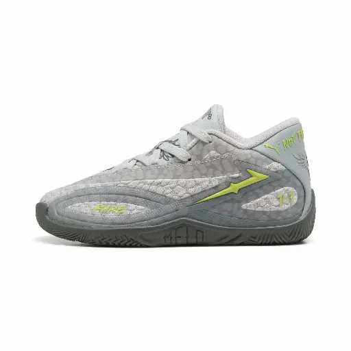 PUMA MB.06 Hills basketbalschoenen, Groen/Grijs