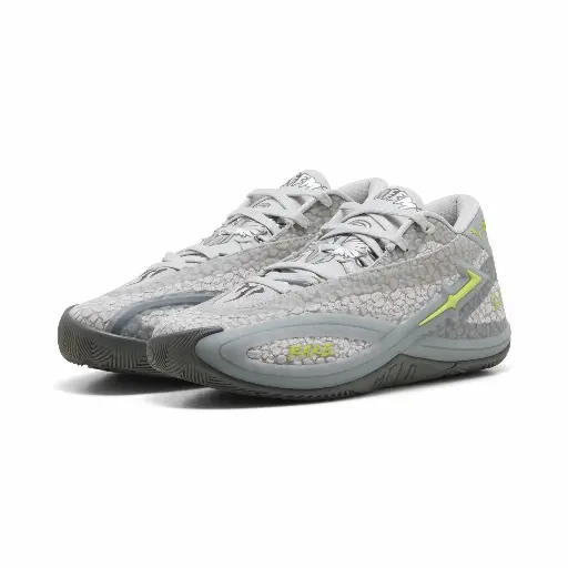 PUMA MB.06 Hills uniseks basketbalschoenen, Groen/Grijs