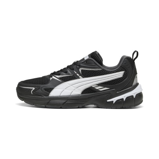 PUMA Milenio Tech 2000 sneakers uniseks, Zwart/Wit/Zilver