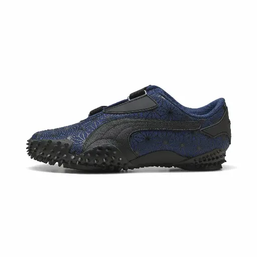 PUMA Mostro Sashiko uniseks sneakers, Blauw/Zwart