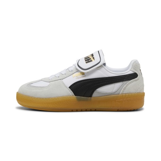 PUMA Palermo Moda Tongue sneakers voor Dames, Zwart/Grijs