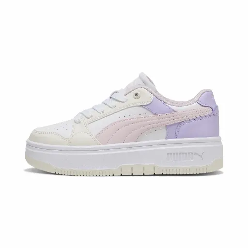 PUMA Rebound Femme Low sneakers voor Dames, Roze/Wit