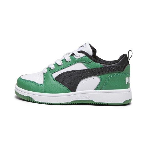 PUMA Rebound V6 Lo sneakers, Groen/Zwart/Wit
