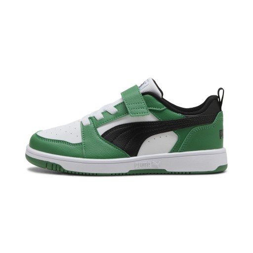 PUMA Rebound V6 Lo sneakers, Groen/Zwart/Wit