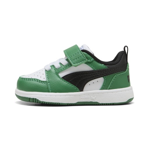 PUMA Rebound v6 Lo sneakers, Groen/Zwart/Wit