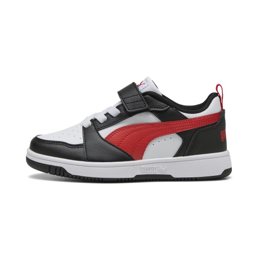 PUMA Rebound V6 Lo sneakers, Zwart/Rood/Wit