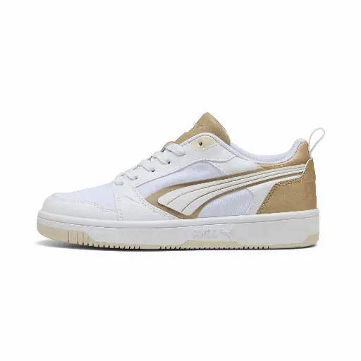 PUMA Rebound v6 Low Aqua Metallics sneakers unisex, Wit/Goud