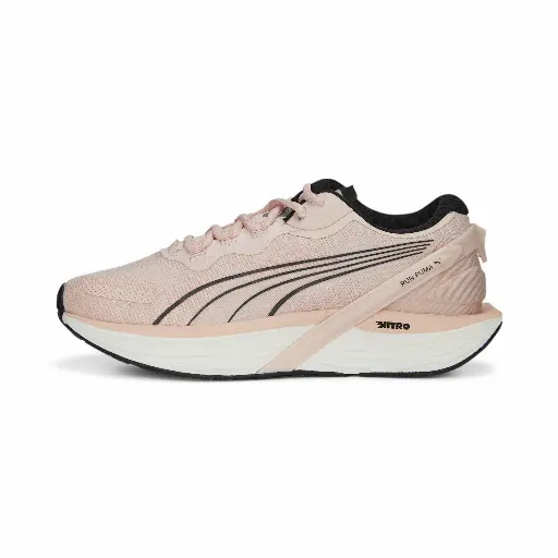 PUMA Run XX Nitro WNS hardloopschoenen voor Dames, Roze/Zwart