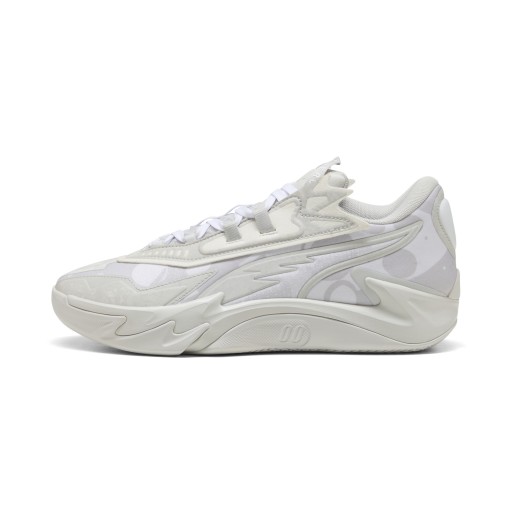 PUMA Scoot Zeros II uniseks basketbalschoenen, Grijs/Wit