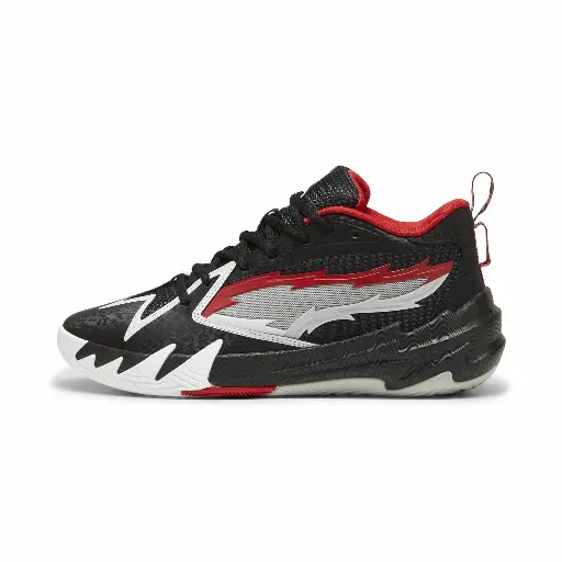 PUMA Scoot Zeros O.D.D. City basketbalschoenen, Zwart/Rood