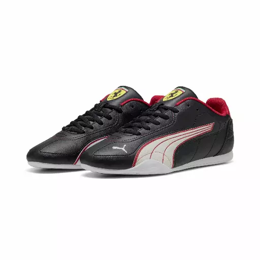 PUMA Scuderia Ferrari Catch uniseks sneakers, Zwart/Wit
