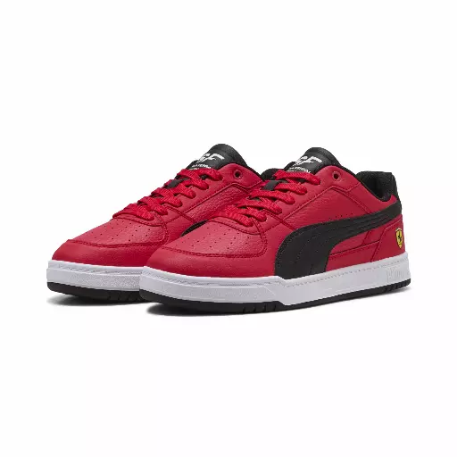 PUMA Scuderia Ferrari Caven III uniseks sneakers, Zwart/Rood