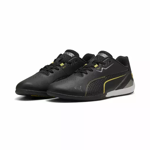 PUMA Scuderia Ferrari Drift Cat 11 uniseks sneakers, Zwart/Geel