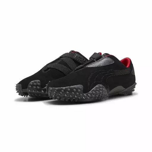 PUMA Scuderia Ferrari Mostro uniseks sneakers, Zwart/Grijs