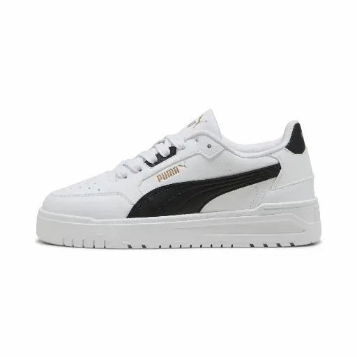 PUMA Shuffle Downtown Low sneakers, Zwart/Wit/Goud