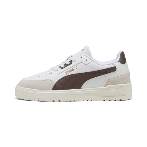 PUMA Shuffle Downtown uniseks sneakers, Grijs/Wit/Brons