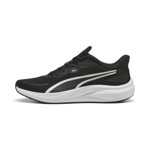 PUMA Skyrocket Lite 2 uniseks hardloopschoenen, Zwart/Wit/Zilver