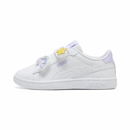 PUMA Smash 3.0 Badges sneakers voor Dames, Wit