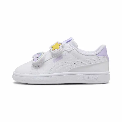 PUMA Smash 3.0 Badges sneakers voor Dames, Wit