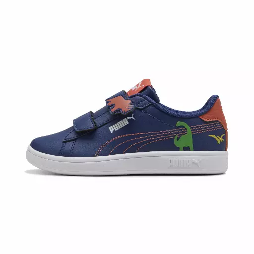 PUMA Smash 3.0 Dino sneakers, Blauw/Groen