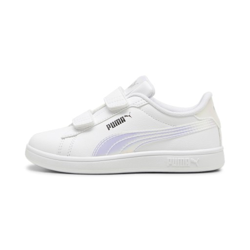 PUMA Smash 3.0 Holo 2.0 sneakers, Wit/Zilver