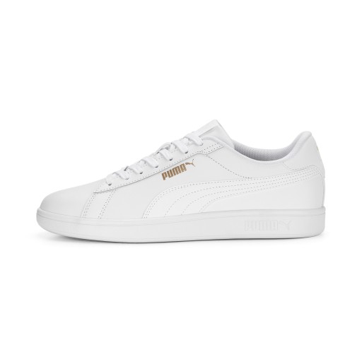 PUMA Smash 3.0 L Sneakers, Wit/Goud