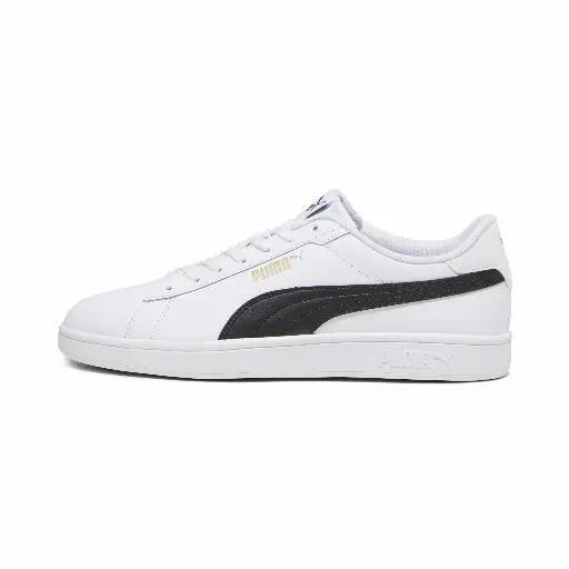 PUMA Smash 3.0 L Sneakers, Zwart/Wit/Goud