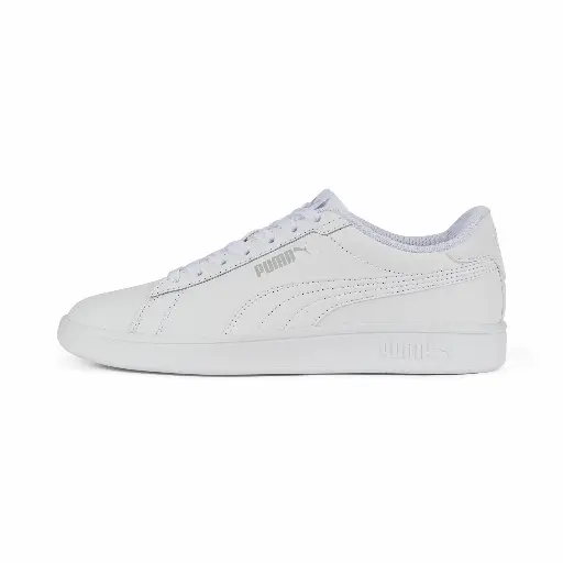 PUMA Smash 3.0 leren sneakers, Grijs/Wit