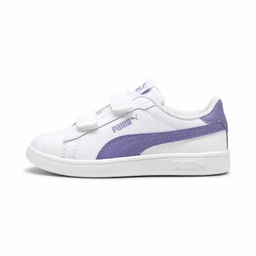 PUMA Smash 3.0 leren V sneakers, Wit