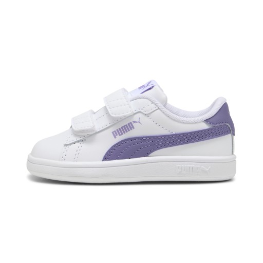 PUMA Smash 3.0 leren V sneakers, Wit