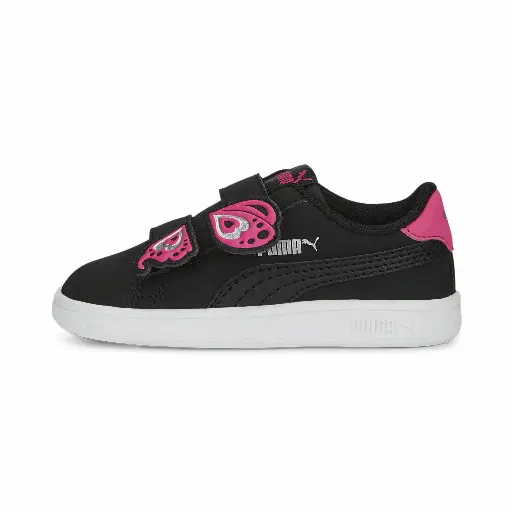 PUMA Smash v2 Butterfly AC Sneakers, Roze/Zwart/Zilver