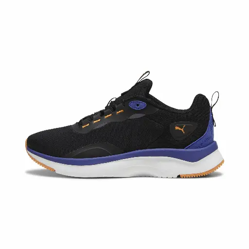 PUMA SOFTRIDE Orla sneakers voor Dames, Zwart/Grijs/Oranje
