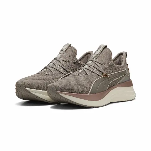 PUMA SOFTRIDE Sabrina Bow sneakers voor Dames, Grijs/Wit