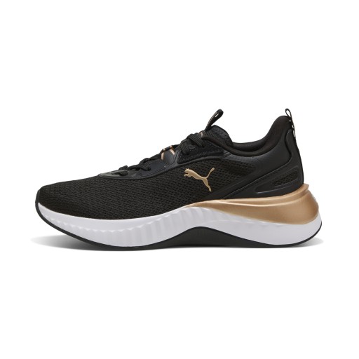 PUMA Softride Sera hardloopschoenen voor Dames, Zwart/Goud