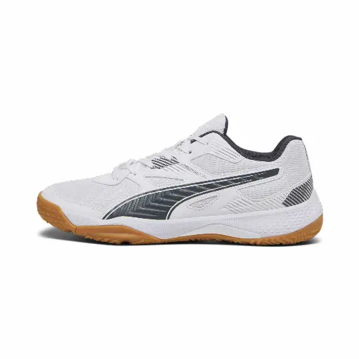 PUMA Solarflash II indoorsportschoenen voor Heren, Grijs/Wit