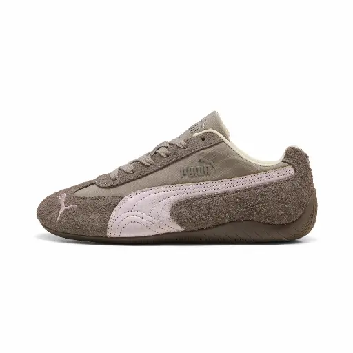 PUMA Speedcat geborstelde luxe sneakers voor Dames, Grijs