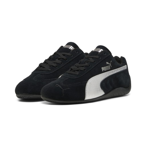 PUMA Speedcat Metallic Safari sneakers voor Dames, Zwart/Zilver