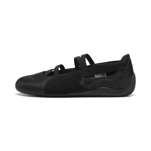 PUMA Speedcat Satin Ballet sneakers voor Dames, Zwart/Grijs