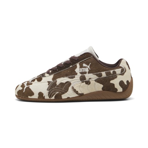 PUMA Speedcat sneakers met koeienprint voor Dames, Bruin