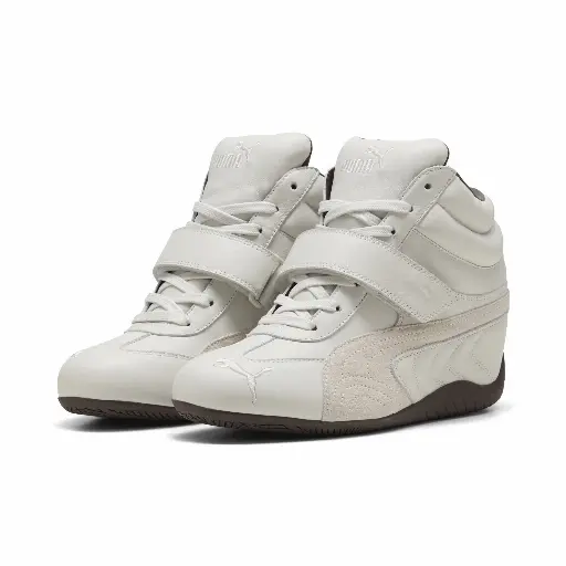 PUMA Speedcat sneakers met sleehak voor Dames, Grijs/Wit