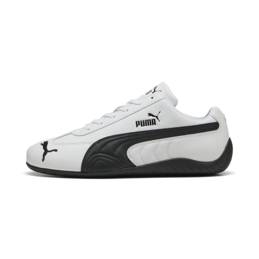 PUMA Speedcat uniseks leren sneakers, Zwart/Wit